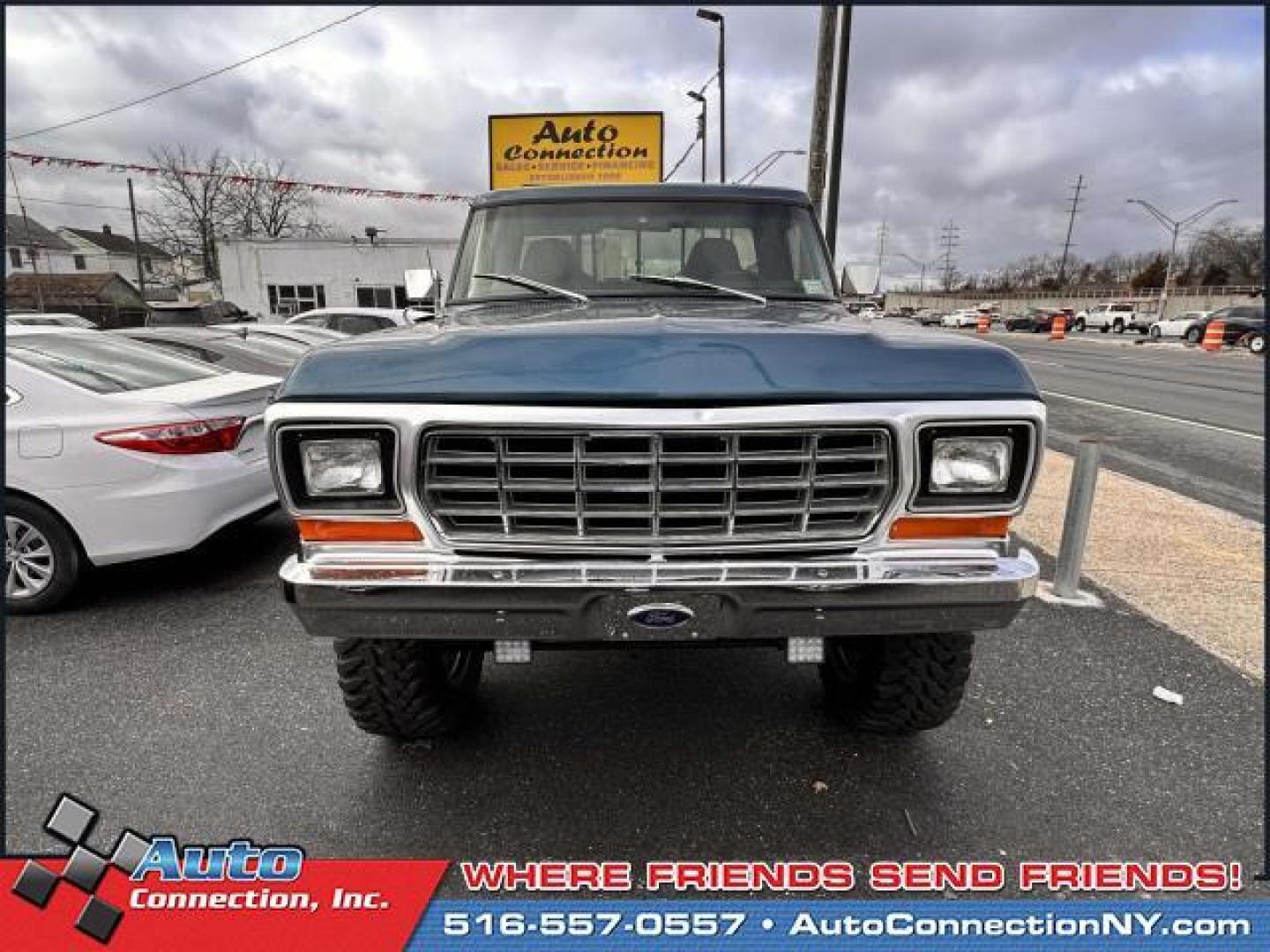 1979 Blue /Black Ford 1 Ton Trucks (F14HEEJ1261) , Automatic transmission, located at 1696 Sunrise Hwy, Bay Shore, NY, 11706, (516) 557-0557, 40.733665, -73.256317 - You'll have a memorable drive every time you start this 1979 Ford 1 Ton Trucks up. Curious about how far this 1 Ton Trucks has been driven? The odometer reads 92000 miles. From the moment you walk into our showroom, you'll know our commitment to customer service is second to none. Call today to spe - Photo#28