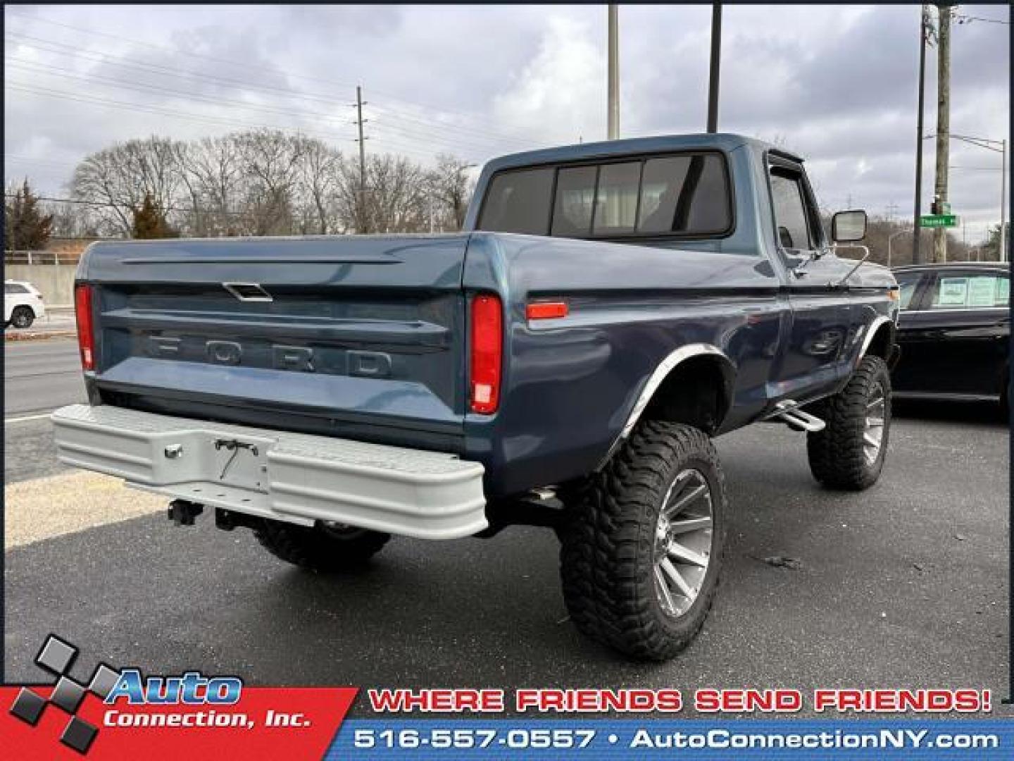 1979 Blue /Black Ford 1 Ton Trucks (F14HEEJ1261) , Automatic transmission, located at 1696 Sunrise Hwy, Bay Shore, NY, 11706, (516) 557-0557, 40.733665, -73.256317 - You'll have a memorable drive every time you start this 1979 Ford 1 Ton Trucks up. Curious about how far this 1 Ton Trucks has been driven? The odometer reads 92000 miles. From the moment you walk into our showroom, you'll know our commitment to customer service is second to none. Call today to spe - Photo#6