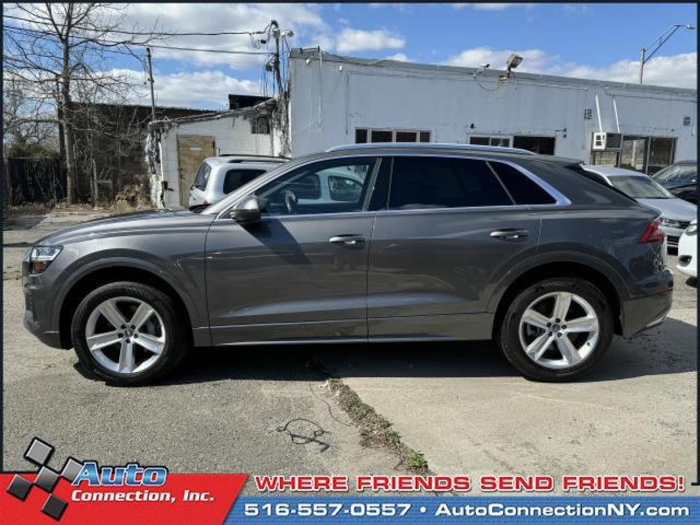 2019 Samurai Gray Metallic /Black Audi Q8 Premium 55 TFSI quattro (WA1AVAF1XKD) , Automatic transmission, located at 1696 Sunrise Hwy, Bay Shore, NY, 11706, (516) 557-0557, 40.733665, -73.256317 - This 2019 Audi Q8 has been treated with kid gloves, and it shows. This Q8 has 59008 miles, and it has plenty more to go with you behind the wheel. Buy with confidence knowing you're getting the best price and the best service. Come test drive this vehicle today. All internet purchases include a 12 - Photo#12