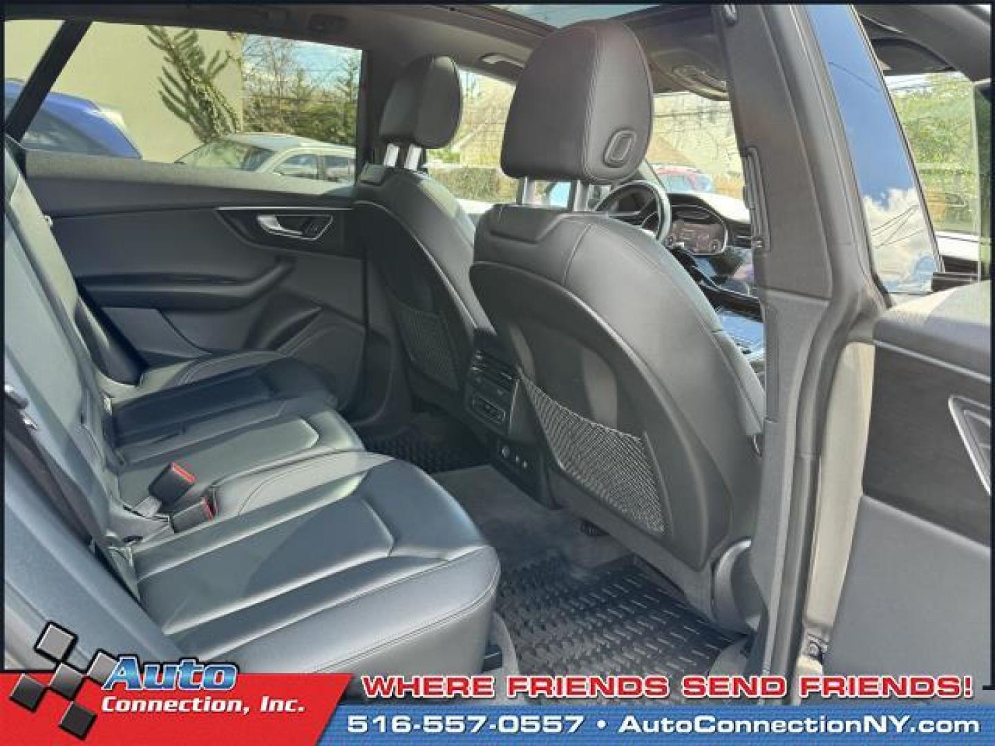 2019 Samurai Gray Metallic /Black Audi Q8 Premium 55 TFSI quattro (WA1AVAF1XKD) , Automatic transmission, located at 1696 Sunrise Hwy, Bay Shore, NY, 11706, (516) 557-0557, 40.733665, -73.256317 - This 2019 Audi Q8 has been treated with kid gloves, and it shows. This Q8 has 59008 miles, and it has plenty more to go with you behind the wheel. Buy with confidence knowing you're getting the best price and the best service. Come test drive this vehicle today. All internet purchases include a 12 - Photo#17