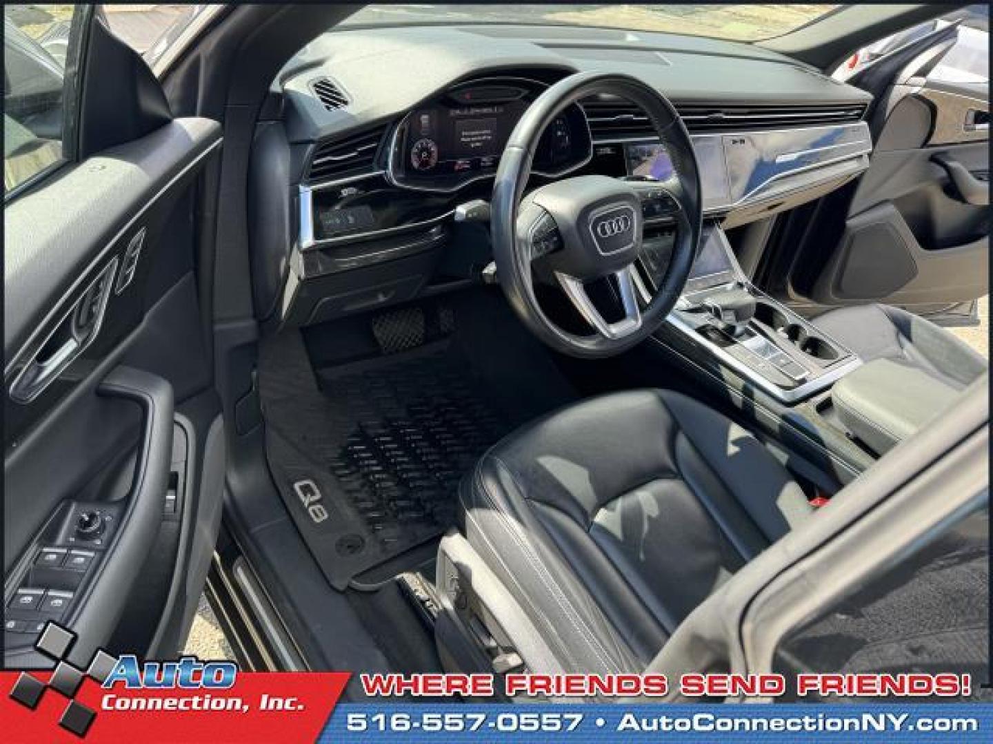 2019 Samurai Gray Metallic /Black Audi Q8 Premium 55 TFSI quattro (WA1AVAF1XKD) , Automatic transmission, located at 1696 Sunrise Hwy, Bay Shore, NY, 11706, (516) 557-0557, 40.733665, -73.256317 - This 2019 Audi Q8 has been treated with kid gloves, and it shows. This Q8 has 59008 miles, and it has plenty more to go with you behind the wheel. Buy with confidence knowing you're getting the best price and the best service. Come test drive this vehicle today. All internet purchases include a 12 - Photo#24