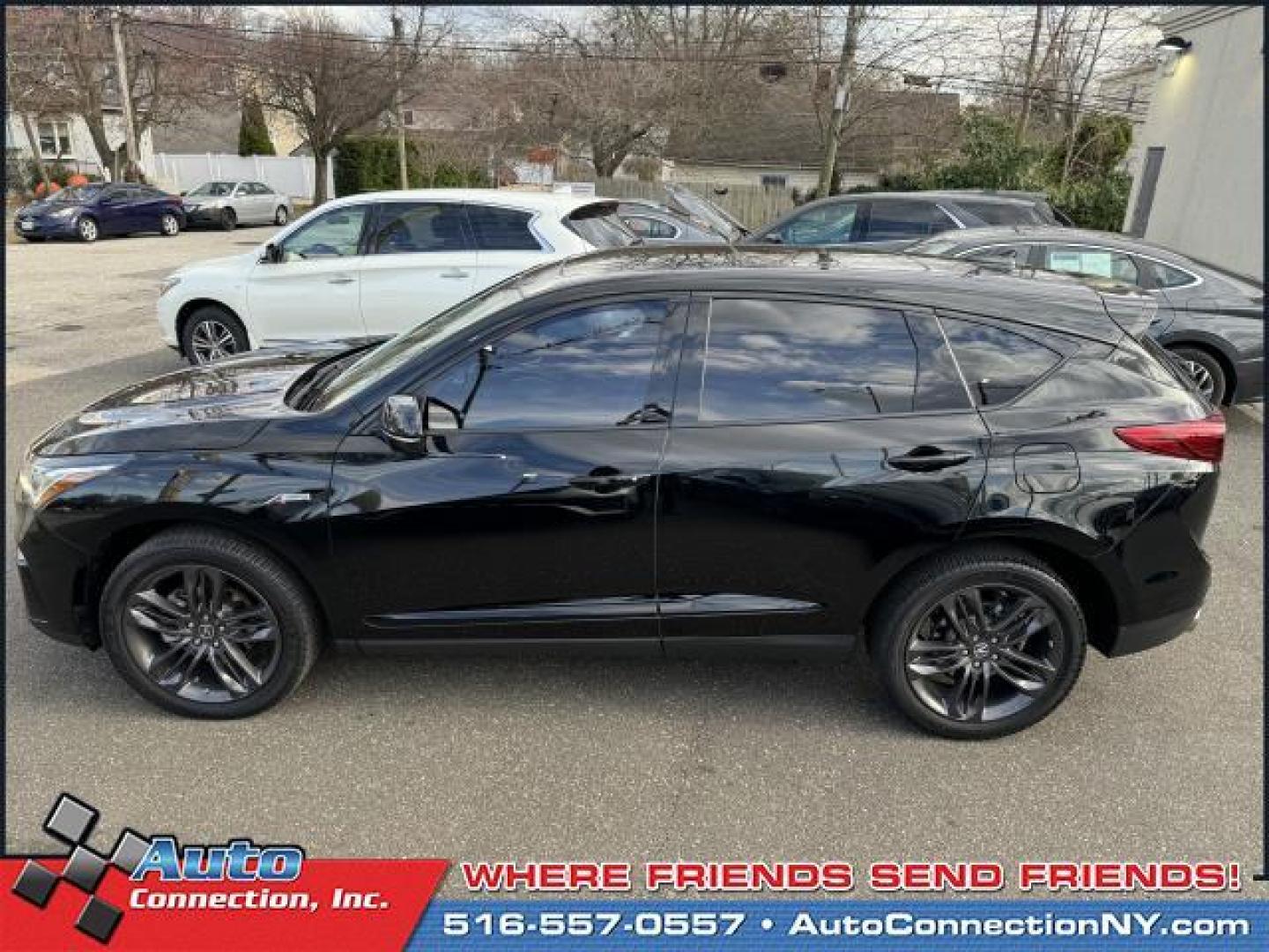 2021 Majestic Black Pearl /Red Acura RDX SH-AWD w/A-Spec Package (5J8TC2H63ML) , Automatic transmission, located at 1696 Sunrise Hwy, Bay Shore, NY, 11706, (516) 557-0557, 40.733665, -73.256317 - Photo#12