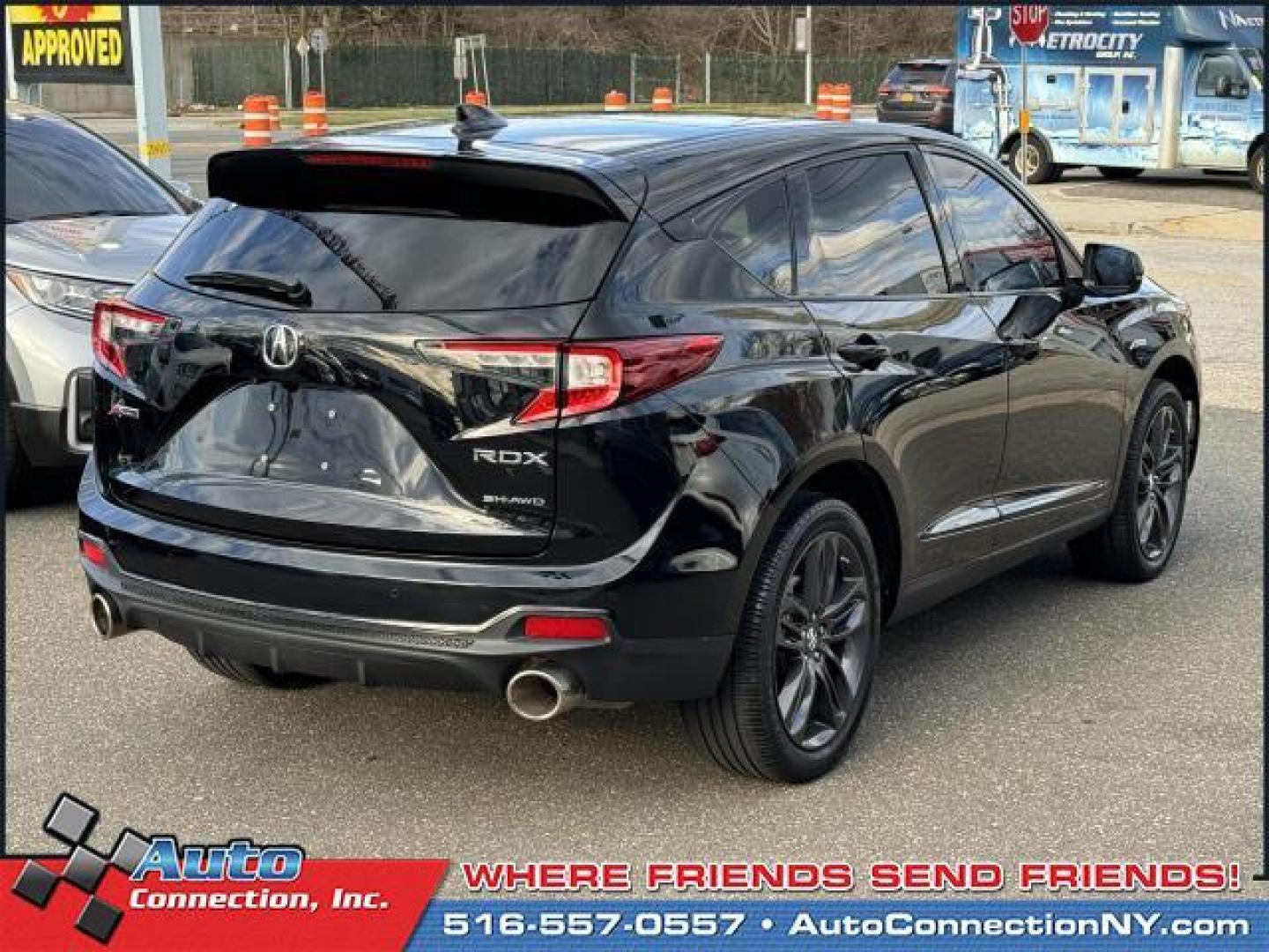 2021 Majestic Black Pearl /Red Acura RDX SH-AWD w/A-Spec Package (5J8TC2H63ML) , Automatic transmission, located at 1696 Sunrise Hwy, Bay Shore, NY, 11706, (516) 557-0557, 40.733665, -73.256317 - Photo#14