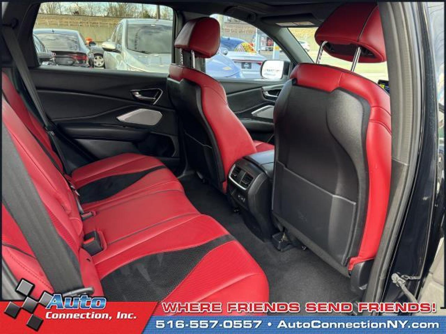 2021 Majestic Black Pearl /Red Acura RDX SH-AWD w/A-Spec Package (5J8TC2H63ML) , Automatic transmission, located at 1696 Sunrise Hwy, Bay Shore, NY, 11706, (516) 557-0557, 40.733665, -73.256317 - Photo#17