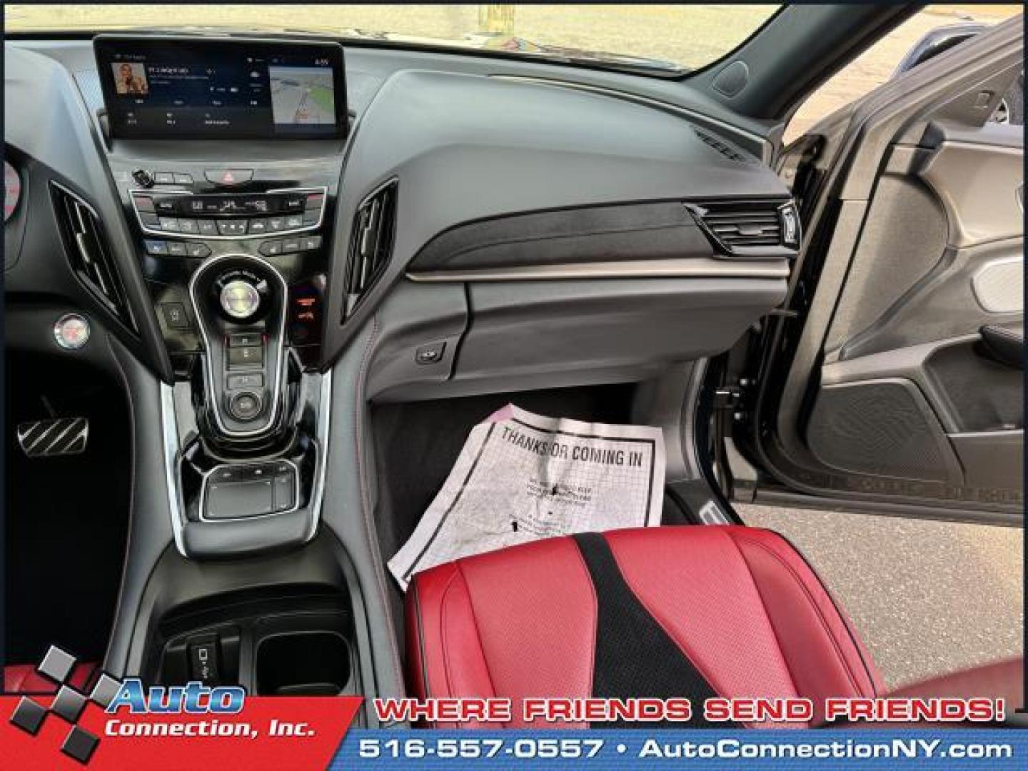 2021 Majestic Black Pearl /Red Acura RDX SH-AWD w/A-Spec Package (5J8TC2H63ML) , Automatic transmission, located at 1696 Sunrise Hwy, Bay Shore, NY, 11706, (516) 557-0557, 40.733665, -73.256317 - Photo#21