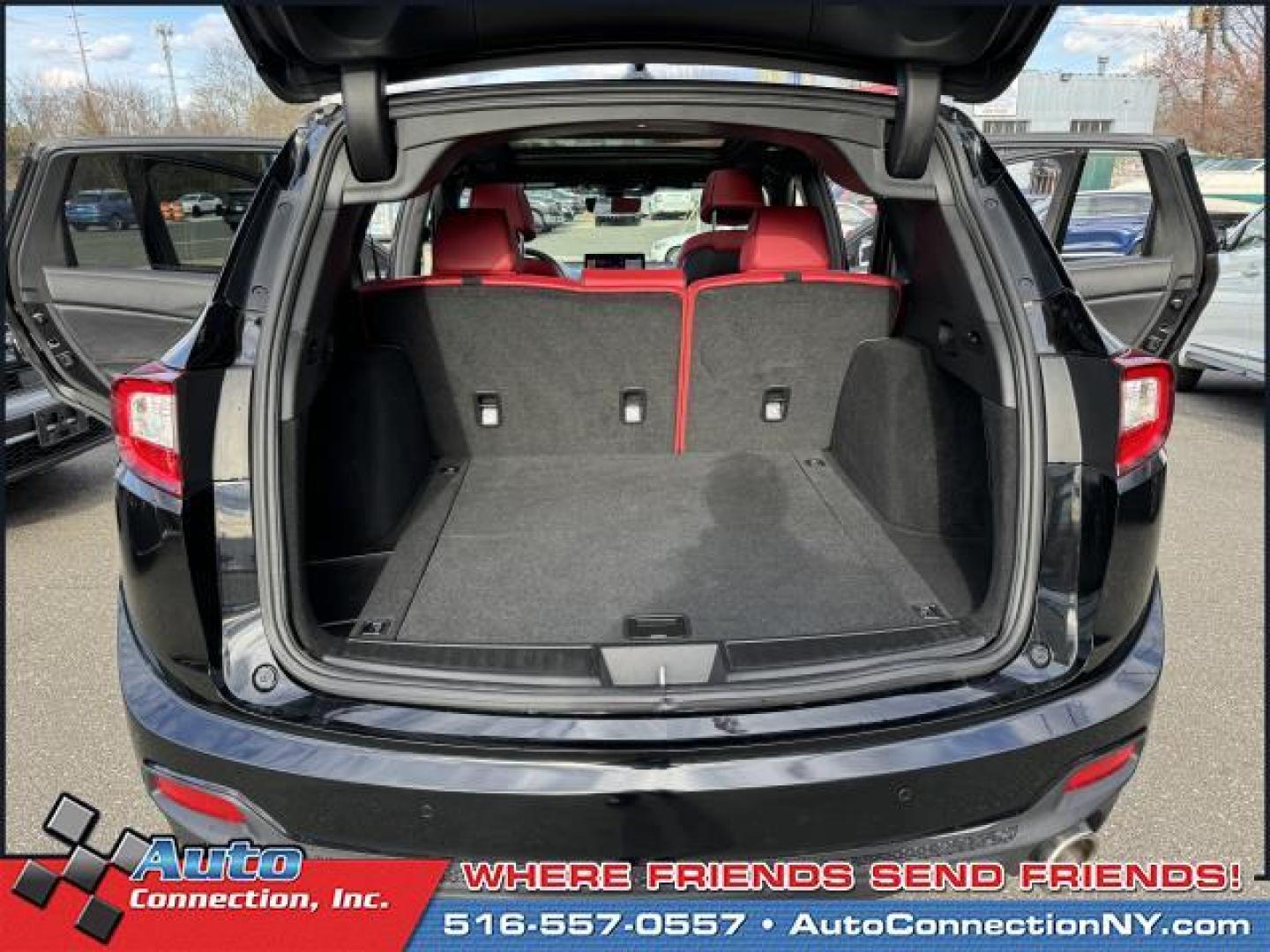 2021 Majestic Black Pearl /Red Acura RDX SH-AWD w/A-Spec Package (5J8TC2H63ML) , Automatic transmission, located at 1696 Sunrise Hwy, Bay Shore, NY, 11706, (516) 557-0557, 40.733665, -73.256317 - Photo#50