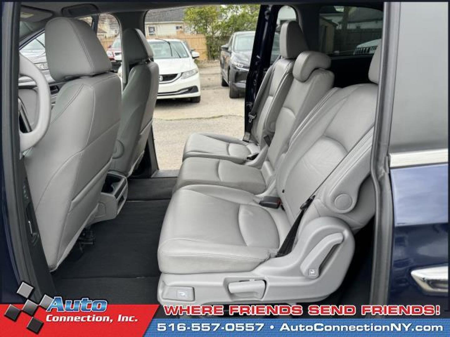 2021 Obsidian Blue Pearl /Gray Honda Odyssey EX-L Auto (5FNRL6H75MB) , Automatic transmission, located at 1696 Sunrise Hwy, Bay Shore, NY, 11706, (516) 557-0557, 40.733665, -73.256317 - Photo#23