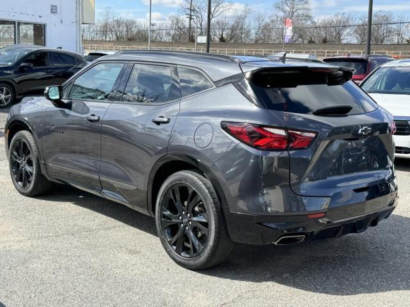 2021 Iron Gray Metallic /Jet Black Chevrolet Blazer AWD 4dr RS (3GNKBKRS2MS) , Automatic transmission, located at 1696 Sunrise Hwy, Bay Shore, NY, 11706, (516) 557-0557, 40.733665, -73.256317 - Photo#4