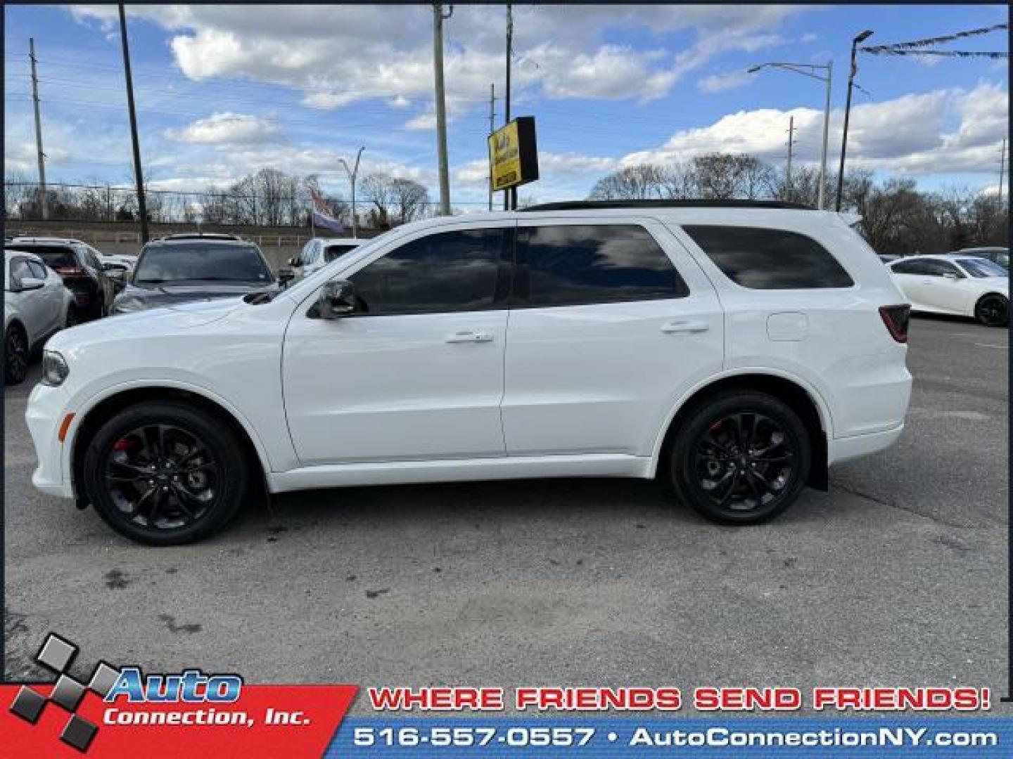 2021 White Knuckle Clearcoat /Black Dodge Durango GT Plus AWD (1C4RDJDG0MC) , Automatic transmission, located at 1696 Sunrise Hwy, Bay Shore, NY, 11706, (516) 557-0557, 40.733665, -73.256317 - This 2021 Dodge Durango is in great mechanical and physical condition. Curious about how far this Durango has been driven? The odometer reads 18716 miles. Real cars. Real prices. Real people. Adventure is calling! Drive it home today. All internet purchases include a 12 mo/ 12000 mile protection pl - Photo#11