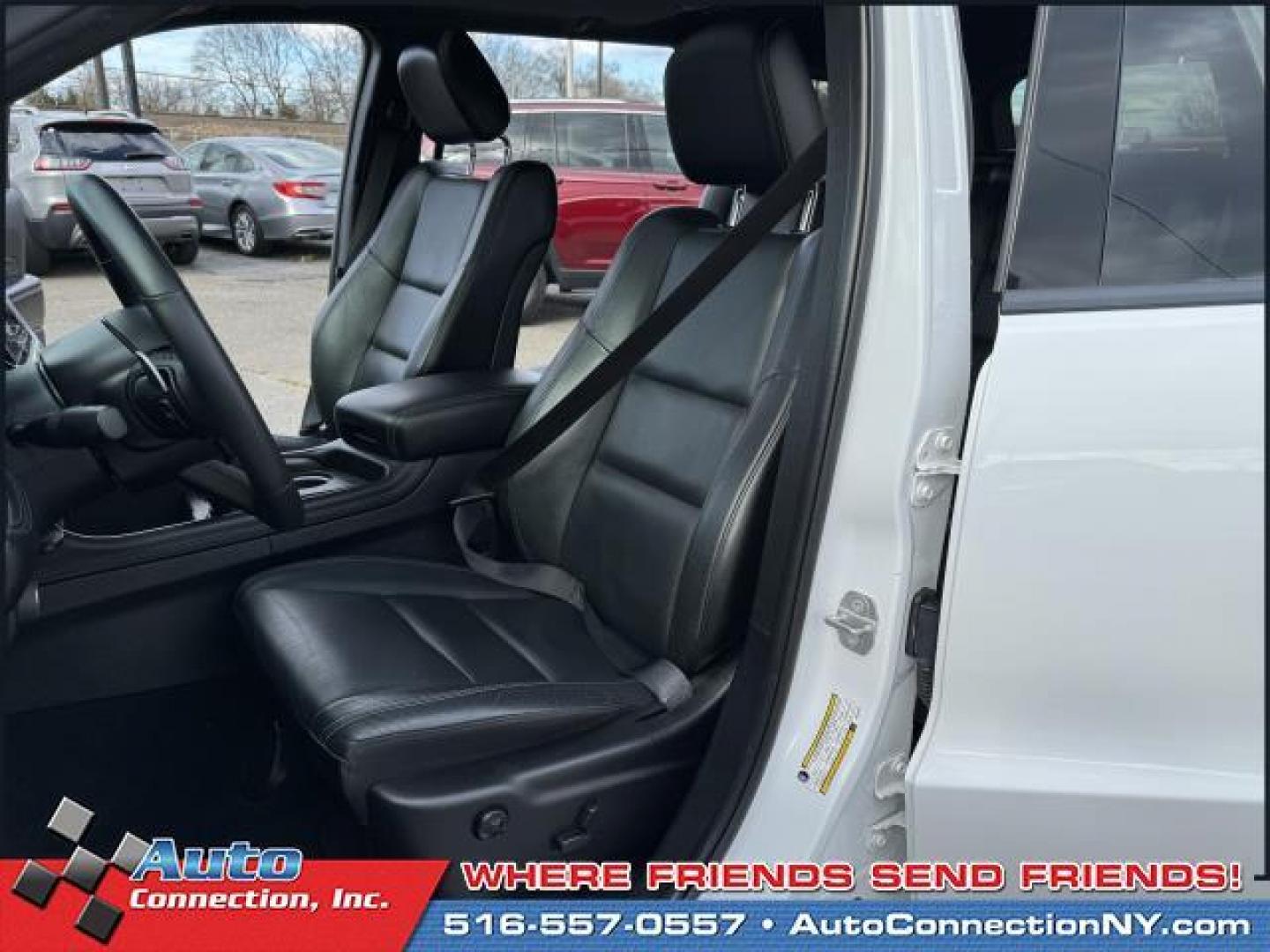 2021 White Knuckle Clearcoat /Black Dodge Durango GT Plus AWD (1C4RDJDG0MC) , Automatic transmission, located at 1696 Sunrise Hwy, Bay Shore, NY, 11706, (516) 557-0557, 40.733665, -73.256317 - This 2021 Dodge Durango is in great mechanical and physical condition. Curious about how far this Durango has been driven? The odometer reads 18716 miles. Real cars. Real prices. Real people. Adventure is calling! Drive it home today. All internet purchases include a 12 mo/ 12000 mile protection pl - Photo#26