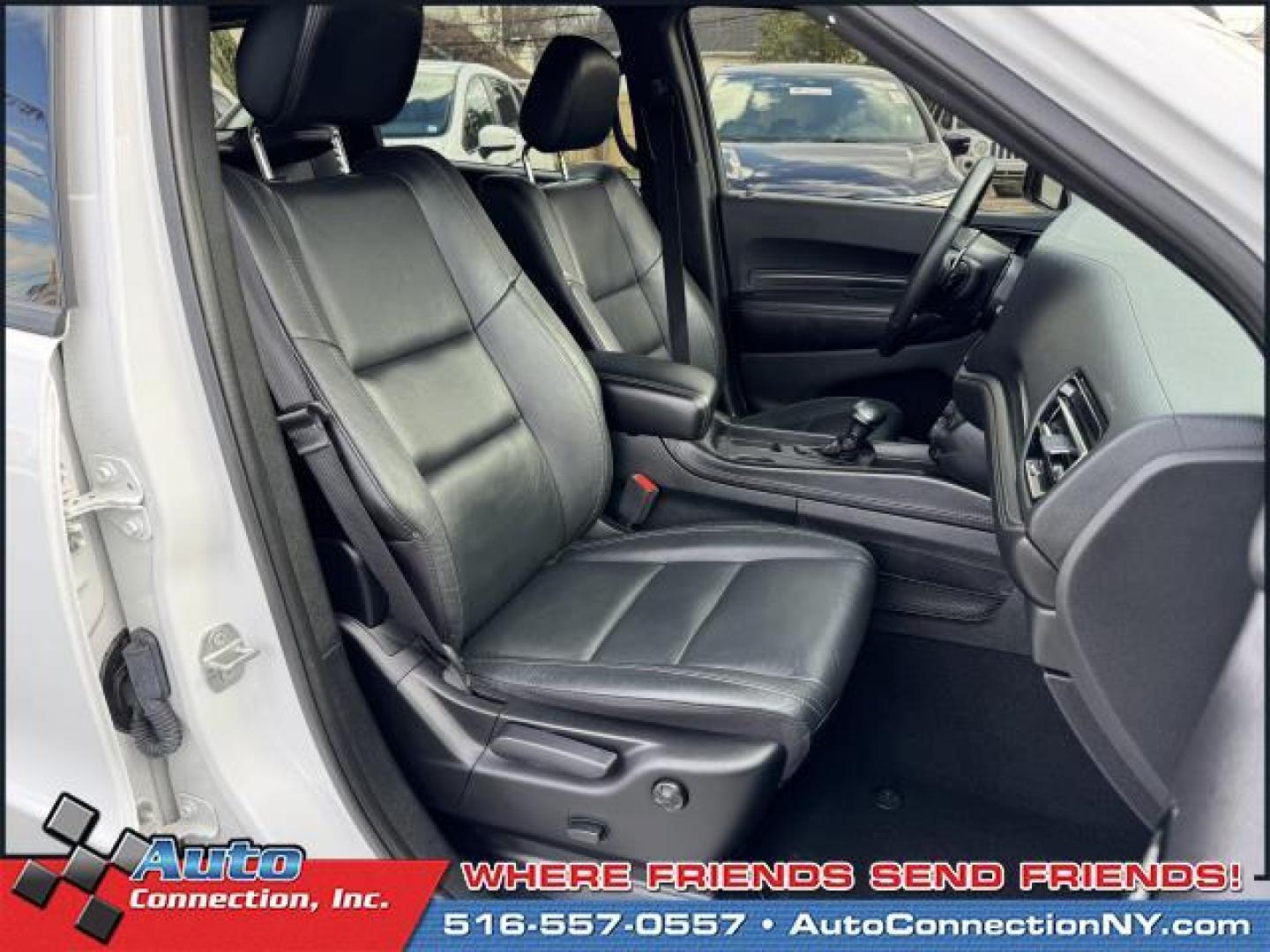 2021 White Knuckle Clearcoat /Black Dodge Durango GT Plus AWD (1C4RDJDG0MC) , Automatic transmission, located at 1696 Sunrise Hwy, Bay Shore, NY, 11706, (516) 557-0557, 40.733665, -73.256317 - This 2021 Dodge Durango is in great mechanical and physical condition. Curious about how far this Durango has been driven? The odometer reads 18716 miles. Real cars. Real prices. Real people. Adventure is calling! Drive it home today. All internet purchases include a 12 mo/ 12000 mile protection pl - Photo#5