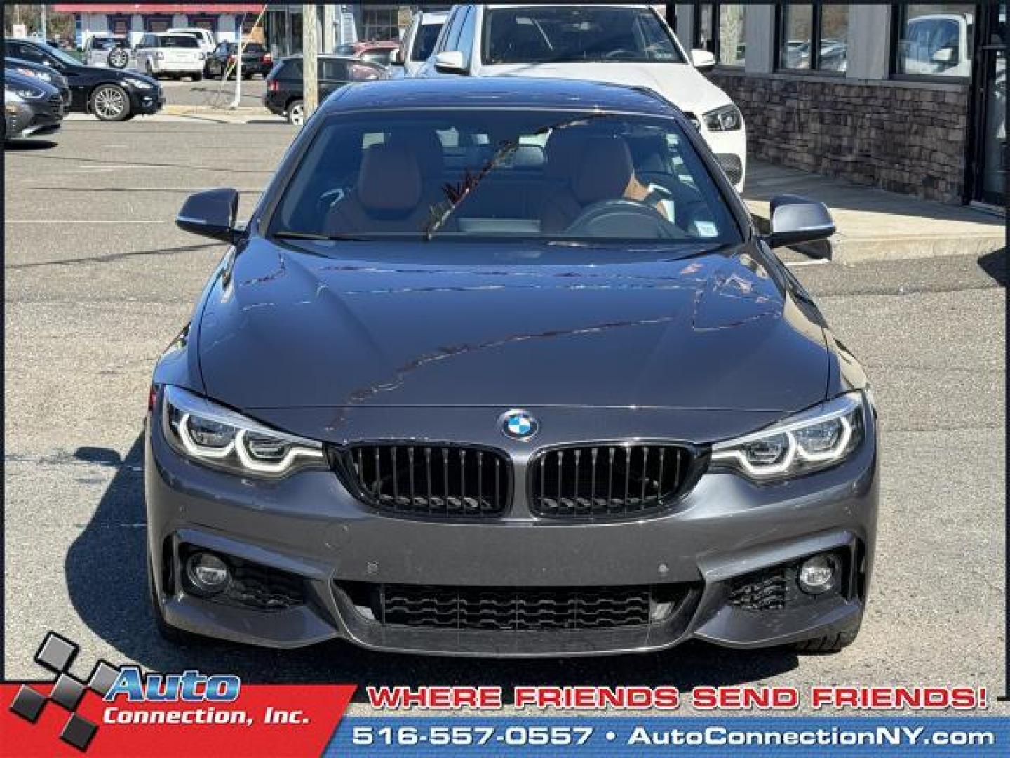 2019 Mineral Grey Metallic /Cognac/Dark Brown BMW 4 Series 430i xDrive Convertible (WBA4Z3C58KE) , Automatic transmission, located at 1696 Sunrise Hwy, Bay Shore, NY, 11706, (516) 557-0557, 40.733665, -73.256317 - Delivering power, style and convenience, this 2019 BMW 4 Series has everything you're looking for. This 4 Series has 35649 miles, and it has plenty more to go with you behind the wheel. Buy with confidence knowing you're getting the best price and the best service. With an affordable price, why wai - Photo#12