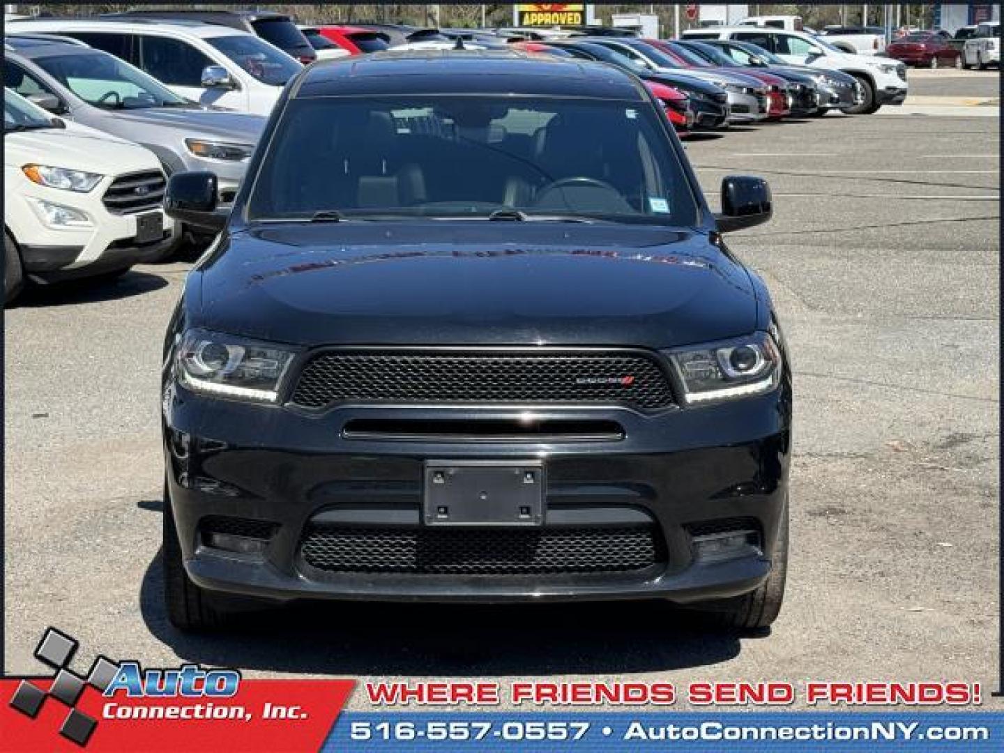 2020 DB Black Clearcoat /Black Dodge Durango GT AWD (1C4RDJDG2LC) , Automatic transmission, located at 1696 Sunrise Hwy, Bay Shore, NY, 11706, (516) 557-0557, 40.733665, -73.256317 - You'll start looking for excuses to drive once you get behind the wheel of this 2020 Dodge Durango! Curious about how far this Durango has been driven? The odometer reads 29897 miles. Visit us to learn how you can add this vehicle to your family lineup. Ready for immediate delivery. All internet pu - Photo#2