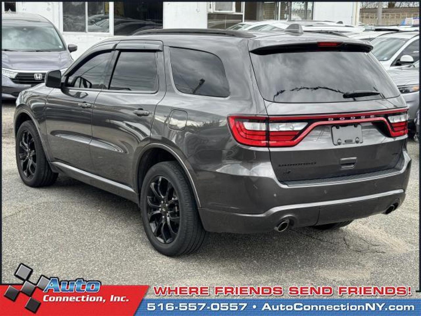 2020 Destroyer Gray Clearcoat /Black Dodge Durango GT Plus AWD (1C4RDJDG7LC) , Automatic transmission, located at 1696 Sunrise Hwy, Bay Shore, NY, 11706, (516) 557-0557, 40.733665, -73.256317 - Photo#4