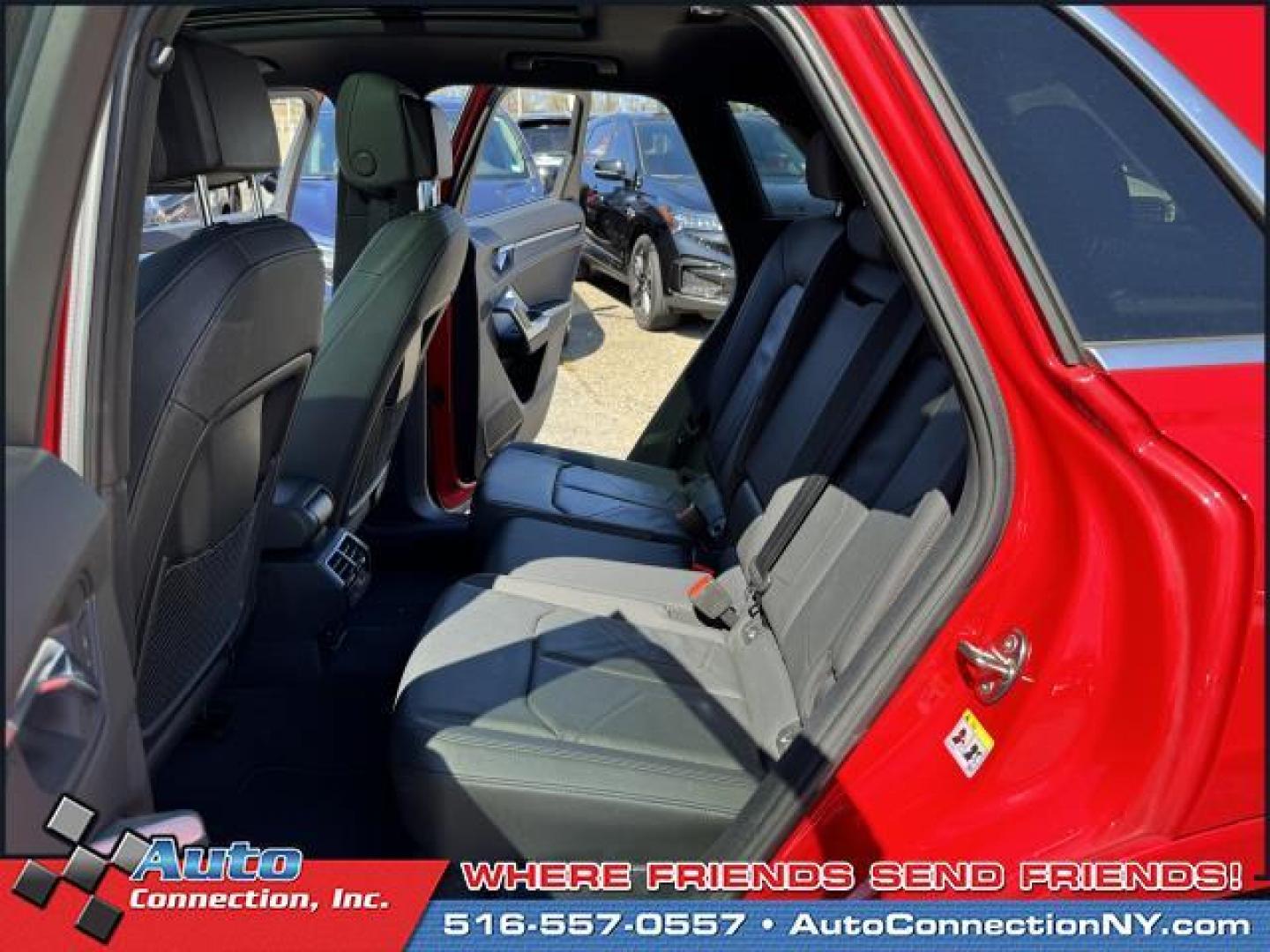 2021 Tango Red Metallic /Black Audi Q3 Premium 40 TFSI quattro (WA1AUCF35M1) , Automatic transmission, located at 1696 Sunrise Hwy, Bay Shore, NY, 11706, (516) 557-0557, 40.733665, -73.256317 - This 2021 Audi Q3 is in great mechanical and physical condition. Curious about how far this Q3 has been driven? The odometer reads 58625 miles. Visit us to learn how you can add this vehicle to your family lineup. Appointments are recommended due to the fast turnover on models such as this one. All - Photo#23