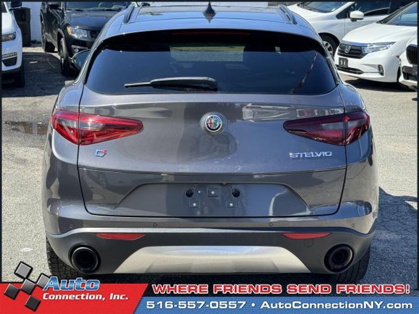 2018 Stromboli Gray Metallic /Black Alfa Romeo Stelvio Sport AWD (ZASFAKPN1J7) , Automatic transmission, located at 1696 Sunrise Hwy, Bay Shore, NY, 11706, (516) 557-0557, 40.733665, -73.256317 - This 2018 Alfa Romeo Stelvio is in great mechanical and physical condition. This Stelvio offers you 80455 miles, and will be sure to give you many more. We always appreciate your business at Auto Connection. Ready for immediate delivery. All internet purchases include a 12 mo/ 12000 mile protection - Photo#13