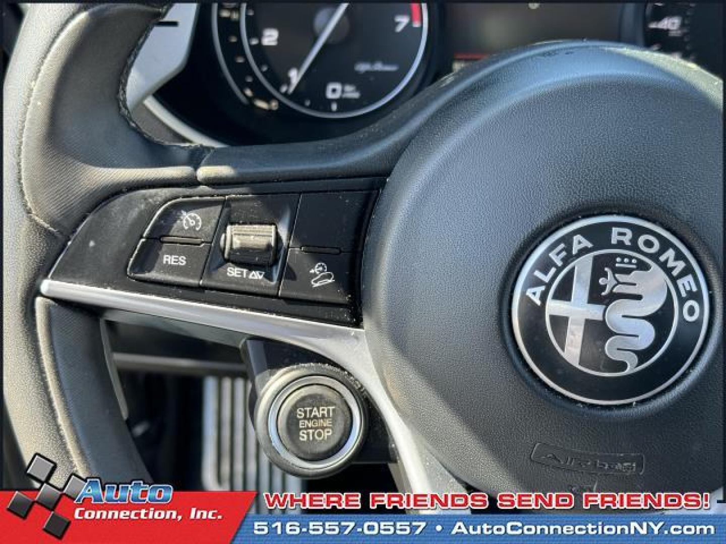 2018 Stromboli Gray Metallic /Black Alfa Romeo Stelvio Sport AWD (ZASFAKPN1J7) , Automatic transmission, located at 1696 Sunrise Hwy, Bay Shore, NY, 11706, (516) 557-0557, 40.733665, -73.256317 - This 2018 Alfa Romeo Stelvio is in great mechanical and physical condition. This Stelvio offers you 80455 miles, and will be sure to give you many more. We always appreciate your business at Auto Connection. Ready for immediate delivery. All internet purchases include a 12 mo/ 12000 mile protection - Photo#31