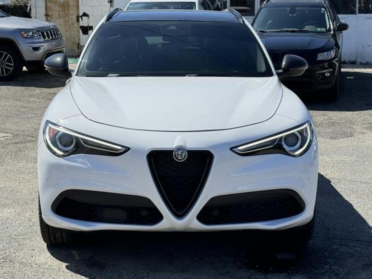 2020 Alfa White /Black Alfa Romeo Stelvio Ti AWD (ZASPAKBN9L7) , Automatic transmission, located at 1696 Sunrise Hwy, Bay Shore, NY, 11706, (516) 557-0557, 40.733665, -73.256317 - After you get a look at this beautiful 2020 Alfa Romeo Stelvio, you'll wonder what took you so long to go check it out! This Stelvio offers you 46884 miles, and will be sure to give you many more. You'll always feel welcome at Auto Connection. Get a fast and easy price quote. All internet purchases - Photo#2